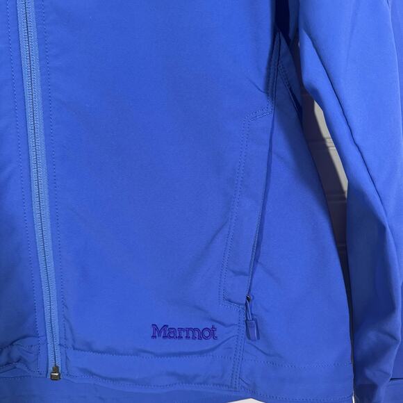 Marmot Women's Size M Levity Brilliant Blue Full Zip Lightweight Jacket - Picture 3 of 4